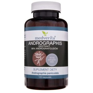 Medverita Andrographis Extract 98% Andrographolide - 120 Capsules