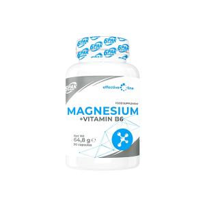 6PAK Magnesium + Vitamin B6 - 90 Capsules