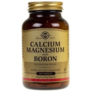 Solgar Calcium Magnesium Plus Boron - 100 Tablets