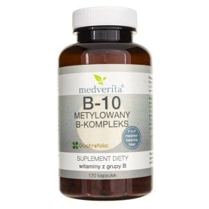 Medverita B-10 Methylated B-Complex - 120 Capsules