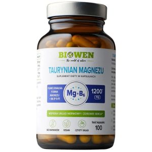 Biowen Magnesium Taurinate 600 mg - 100 Capsules