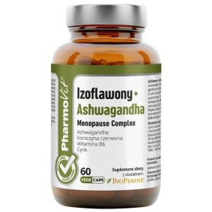 PharmoVit Isoflavones + Ashwagandha Menopause Complex - 60 Capsules