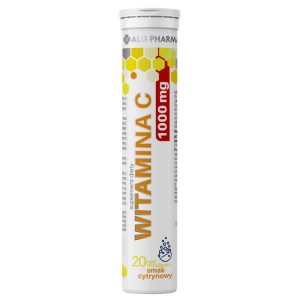 ALG Pharma Vitamin C 1000 mg, Lemon - 20 Effervescent Tablets