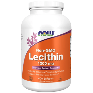 Now Foods Non-GMO Lecithin 1200 mg - 400 Softgels