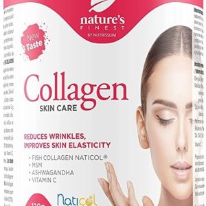Nature's Finest Collagen Skin Care Powder, Strawberry - 120 g