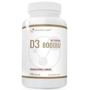 Progress Labs Vitamin D3 8000IU - 240 Tablets