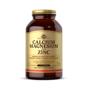 Solgar Calcium Magnesium Plus Zinc - 250 Tablets