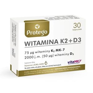 Protego Vitamin K2+D3 - 30 Capsules