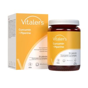 Vitaler's Curcumin + Piperine - 60 Capsules