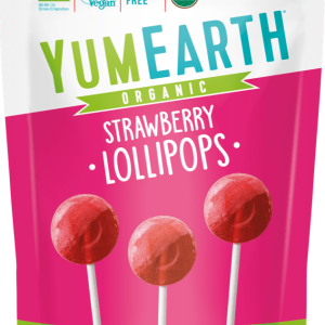 YumEarth Strawberry Lollipops - 14 Pieces