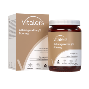 Vitaler's Ashwagandha 9% 600 mg - 60 Capsules