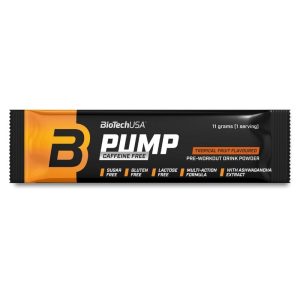BioTech USA Pump Caffeine Free Powdered Drink, Tropical Fruit - 11 g