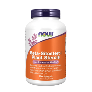 Now Foods Beta-Sitosterol Plant Sterols - 180 Capsules