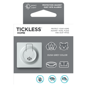 Tickless Home Ultrasonic Tick and Flea Repeller for Home - Grey