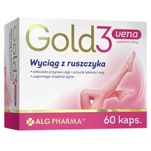 ALG Pharma Gold 3 Vena Butcher's Broom Extract – 60 Capsules