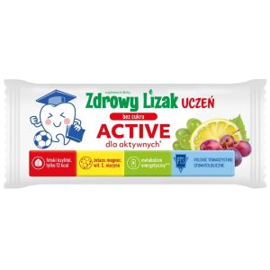 Starpharma Healthy Lollipop Student Active, Grape-Lemon - 6 g