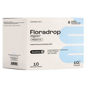 Aura Herbals Floradrop Digest, Prebiotic - 10 Sachets