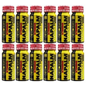 Fitness Authority NAPALM On Stage Pump Shot, Kiwi-Strawberry - 12 Pieces