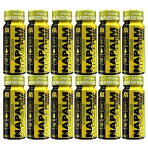 Fitness Authority NAPALM On Stage Pump Shot, Apple-Pear - 12 Pieces