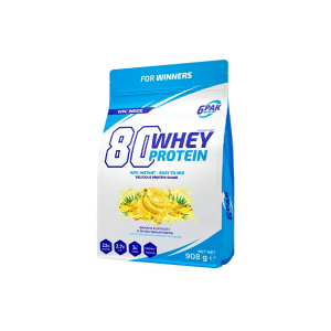 6PAK 80 Whey Protein, Banana Flavour - 908 g