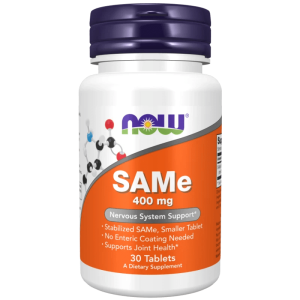 Now Foods SAMe 400 mg - 30 Tablets