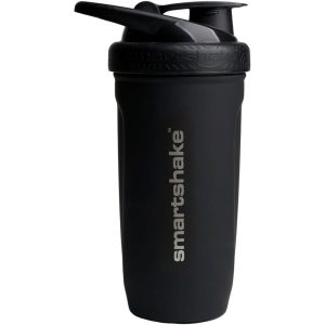 SmartShake Stainless Steel Shaker, Black - 700 ml