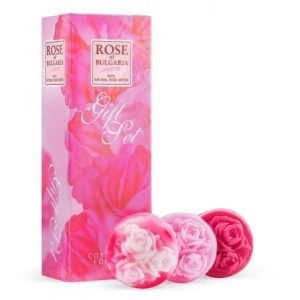 Rose of Bulgaria Rose Soap Set - 3x30 g
