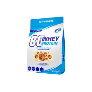 6PAK 80 Whey Protein, Cookies Flavour - 908 g