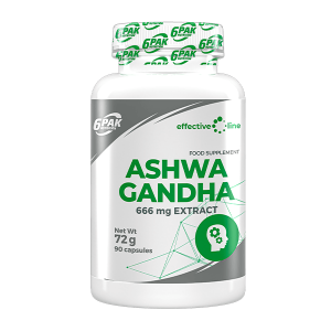6PAK Ashwagandha 666 mg - 90 Capsules