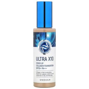 Enough Ultra X10 Cover Up Moisturising Foundation with SPF50+ - 100 g