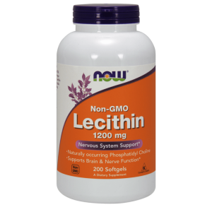 Now Foods Lecithin Non-GMO 1200 mg - 200 Softgels