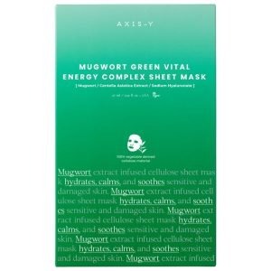 Axis-Y 61% Green Vital Energy Complex Sheet Mask - 5 Pieces