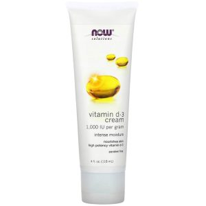 Now Foods Now Solutions Body Cream with Vitamin D3 – 118 ml