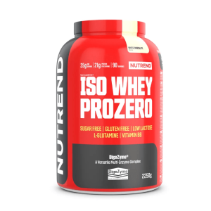Nutrend Iso Whey Prozero, White Chocolate - 2250 g