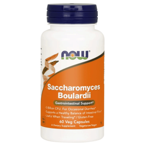 Now Foods Saccharomyces Boulardii - 60 Veg Capsules