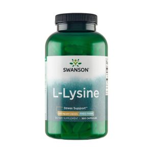 Swanson L-Lysine 500 mg - 300 Capsules