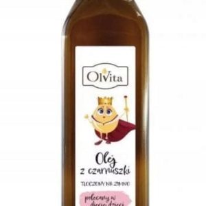 Olvita Cold-Pressed Black Cumin Oil Unpurified for Kids, Pink - 250 ml