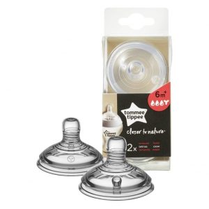 Tommee Tippee Closer to Nature Teat for Thick Foods 6m+ - 2 Pieces