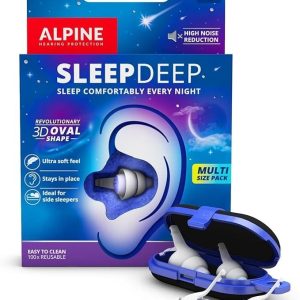 Alpine SleepDeep Multipack Earplugs for Sleep (2 Sizes)