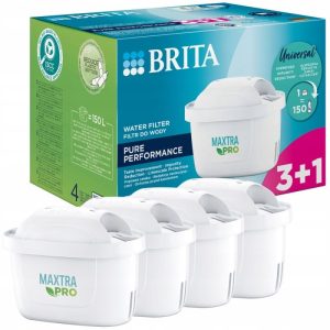 Brita Maxtra Pro Pure Performance Cartidges - 3+1 Pieces