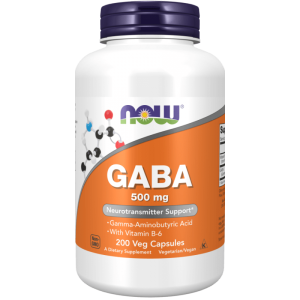 Now Foods GABA 500 mg - 200 Veg Capsules