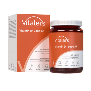Vitaler's Vitamin D3 4000 IU - 120 Softgels