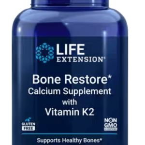 Life Extension Bone Restore with Vitamin K2 - 120 Capsules