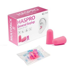Haspro Multi10 Ear Stoppers Pink - 10 pairs