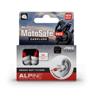 Alpine MotoSafe Race Earplugs for Motorcyclists