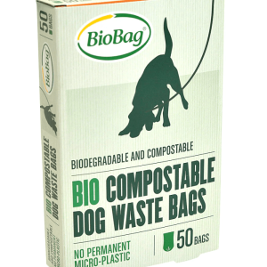 Biobag Biodegradable and Compostable Dog Poop Bags - 50 pieces